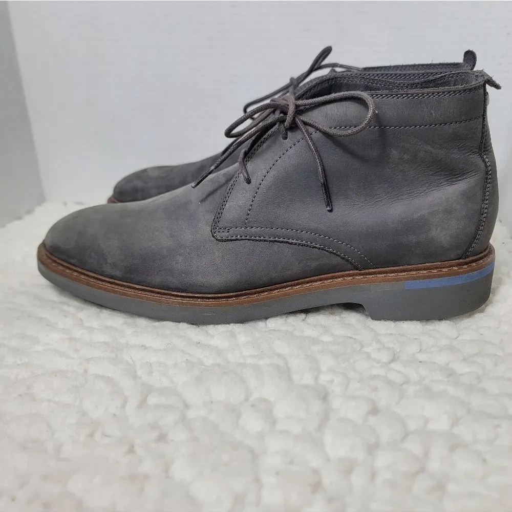 Cole Haan Grand 360 Grey Suede Chukka Boots Men’s 10M Lace Up Ankle Shoes C34159